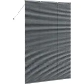 vidaXL Venezianische Jalousien Dunkelgrau 220 x 145 cm Aluminium