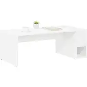 vidaXL Couchtisch Weiß 101,5 x 50 x 37 cm Holzwerkstoff