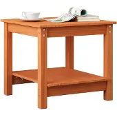 vidaXL Couchtisch Wachsbraun 50 x 50 x 45 cm Massivholz Kiefer