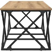 vidaXL Couchtisch Artisan-Eiche 100 x 49 x 40 cm Holzwerkstoff