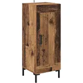vidaXL Highboard Altholz 34,5 x 34 x 180 cm Holzwerkstoff