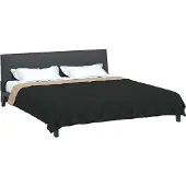 vidaXL Sommerdecke 220 x 260 cm Sommer 200 gsm Schwarz und Taupe