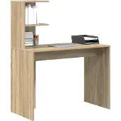 vidaXL Schreibtisch Sonoma-Eiche 102 x 50 x 124 cm Holzwerkstoff