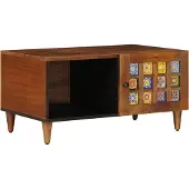 vidaXL Couchtisch Braun 80 x 50 x 40 cm Massivholz Mango