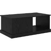 vidaXL Couchtisch Schwarz Eichen-Optik 90 x 50 x 35 cm Holzwerkstoff