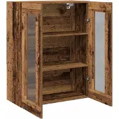 vidaXL Wandschrank Altholz 69,5 x 34 x 90 cm Holzwerkstoff
