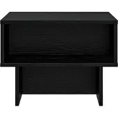 vidaXL Couchtisch Schwarz Eichen-Optik 48 x 46 x 35 cm Holzwerkstoff