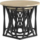 vidaXL Nesting Beistelltisch 3 stk. Sonoma-Eiche 53 x 53 x 40 cm