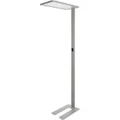 LIGHT IMPRESSIONS Deko-Light Stehleuchte, Office One Transparent, dimmbar, 100-277V AC/50-60Hz, Leistung / L