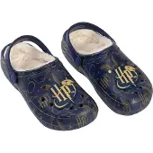 Harry Potter - Logo Clogs für Damen, Pelzgefüttert NS9513 (39 EU) (Marine)