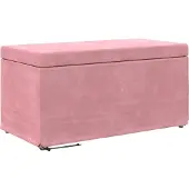 vidaXL Hocker Rosa 81 x 41 x 40 cm Samt und Engineering Holz