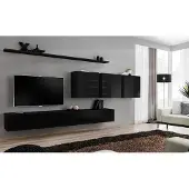 Xl Moebel Gmbh Schwarz Wohnwand Wohnzimmermöbel Modern Designer Sideboard Wandschrank Designer