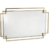 Xl Moebel Gmbh Goldener Wandspiegel in eleganter Optik aus Glas