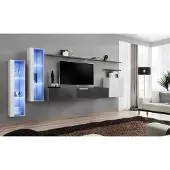 AEA Wohnwand Designer Komplett Set Luxus Möbel Neu 3x Wandschrank Möbel Garnitur