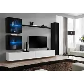 Xl Moebel Gmbh Wohnwand Set 6tlg Luxus Einrichtung Wohnzimmer Designer TV-Ständer Wandschrank