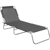 Linder Exclusiv GmbH 3-Bein-Gartenliege Dunkelgrau