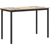 vidaXL Esstisch Natur 110 x 55 x 75 cm Massives Kiefernholz