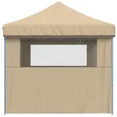 vidaXL Party-Zelt Beige 292 x 440 x 315 cm Oxford-Stoff