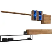 Xl Moebel Gmbh Wohnwand Braun Designer Sideboard TV-Ständer Einrichtung Luxus Komplette Neu