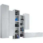 Xl Moebel Gmbh Modern Wohnzimmer Wohnwand Designer Einrichtung Wand Regale TV-Ständer Neu