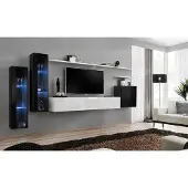 Xl Moebel Gmbh Design Weiß Wandschrank Wandregal TV-Ständer Luxus Wohnzimmer Vitrine Neu