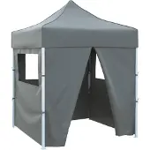 vidaXL Party-Zelt Anthrazit 200 x 200 x 315 cm Oxford-Stoff