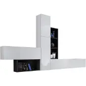 Xl Moebel Gmbh Wohnwand Modern Weiß TV-Ständer Wohnzimmer Wandregale Garnitur