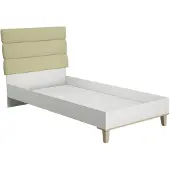 Xl Moebel Gmbh Weißes Holz Bett im eleganten Design