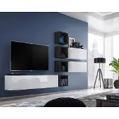 Xl Moebel Gmbh Wohnzimmer Komplett Wohnwand Möbel TV-Ständer Holz Designer Wandregal
