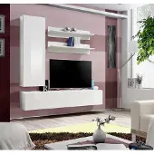 AEA Designer Einrichtung Weiß Wohnwand Luxus Holzmöbel Komplett Wandschrank