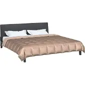 vidaXL Ganzjahresbettdecke 220 x 260 cm 300 g/m² Gold