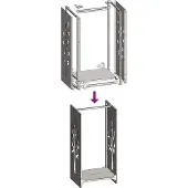 vidaXL Brennholzregal 40x30x80 cm Wetterfester Stahl