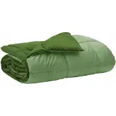 vidaXL Ganzjahresbettdecke Gepolstert Grün 140 x 220 cm Mikrofaser