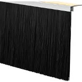 vidaXL Selbstklebende Türbürstendichtungen 2 stk. Weiß 100 cm