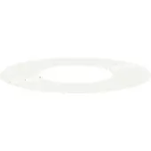 vidaXL geeignet für flachen Baumring Weiß Ø30/60 cm Stahl