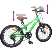 vidaXL Mountainbike 24 Zoll 6-Geschwindigkeit für 8-12 Jahre alt Grün