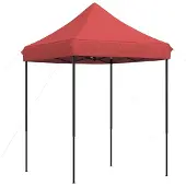 vidaXL Party-Zelt Bordeauxrot 200 x 200 x 306 cm Oxford-Stoff