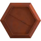vidaXL Feuerstelle Rostoptik 75 x 75 x 28 cm