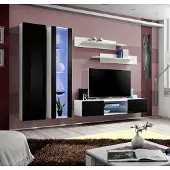 Xl Moebel Gmbh Luxus Komplett 5tlg Designer Wohnwand Modern Hänge Vitrine TV-Ständer