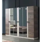 AEA Kleiderschrank Schrank Schlafzimmer Schränke Holz Möbel Italienischer Stil Neu