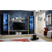 Xl Moebel Gmbh Weiß Wohnwand Wohnzimmer Möbel TV-Ständer Sideboard Moderne Design Einrichtung