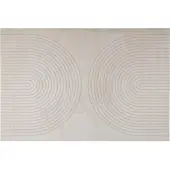 vidaXL Bereichsteppiche GALATI Creme 170 x 120 cm Polyester
