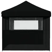 vidaXL Party-Zelt Schwarz 292 x 580 x 315 cm Oxford-Stoff
