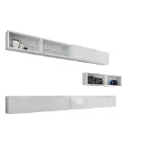 Xl Moebel Gmbh Wohnzimmer Luxus Möbel Wohnwand TV-Ständer Wandregal Holz Weiß Modern
