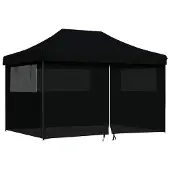 vidaXL Party-Zelt Schwarz 279 x 410 x 315 cm Oxford-Stoff