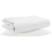 vidaXL Sommerdecke mit Kissen 2 stk. Weiß Daunenfeder