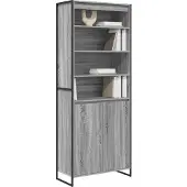 vidaXL Hohe Schränke Graues Sonoma 79 x 36 x 200 cm Holzwerkstoff