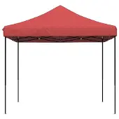 vidaXL Party-Zelt Bordeauxrot 292 x 292 x 315 cm Oxford-Stoff