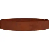 vidaXL Pflanzenring Rostig 120 x 120 x 20 cm Wetterfeststahl