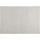 vidaXL Bereichsteppiche PALMERAS Creme 280 x 200 cm Polyester